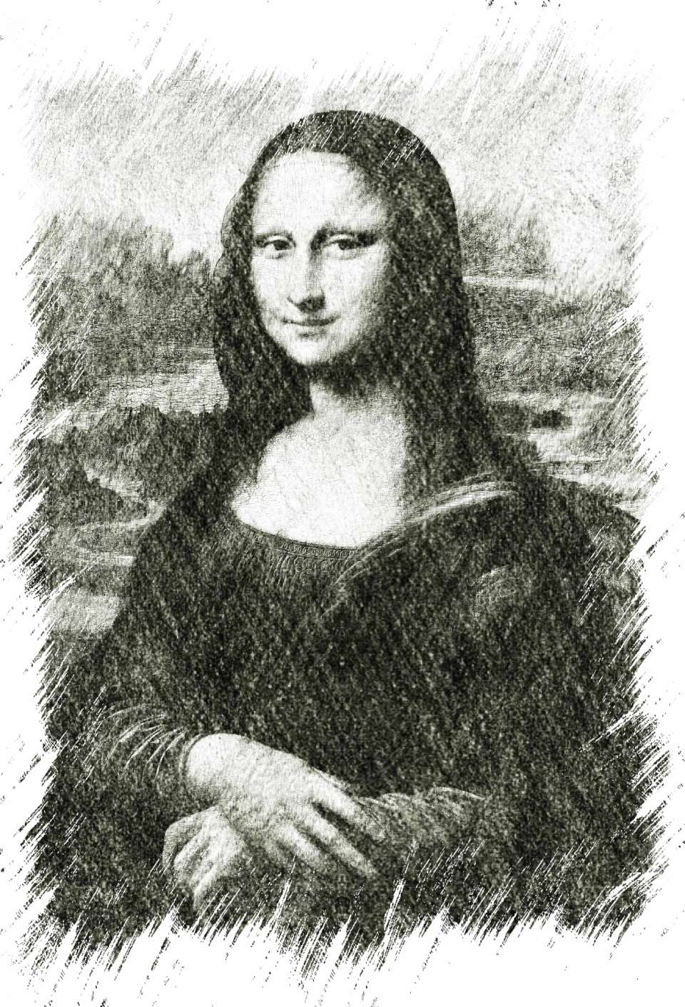 Dessin de la Mona Lisa